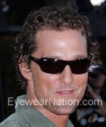 Matthew McConaghuey in his Ray-Ban RB4075 sunglasses